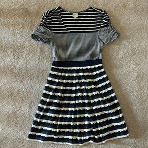 Striped mini dress